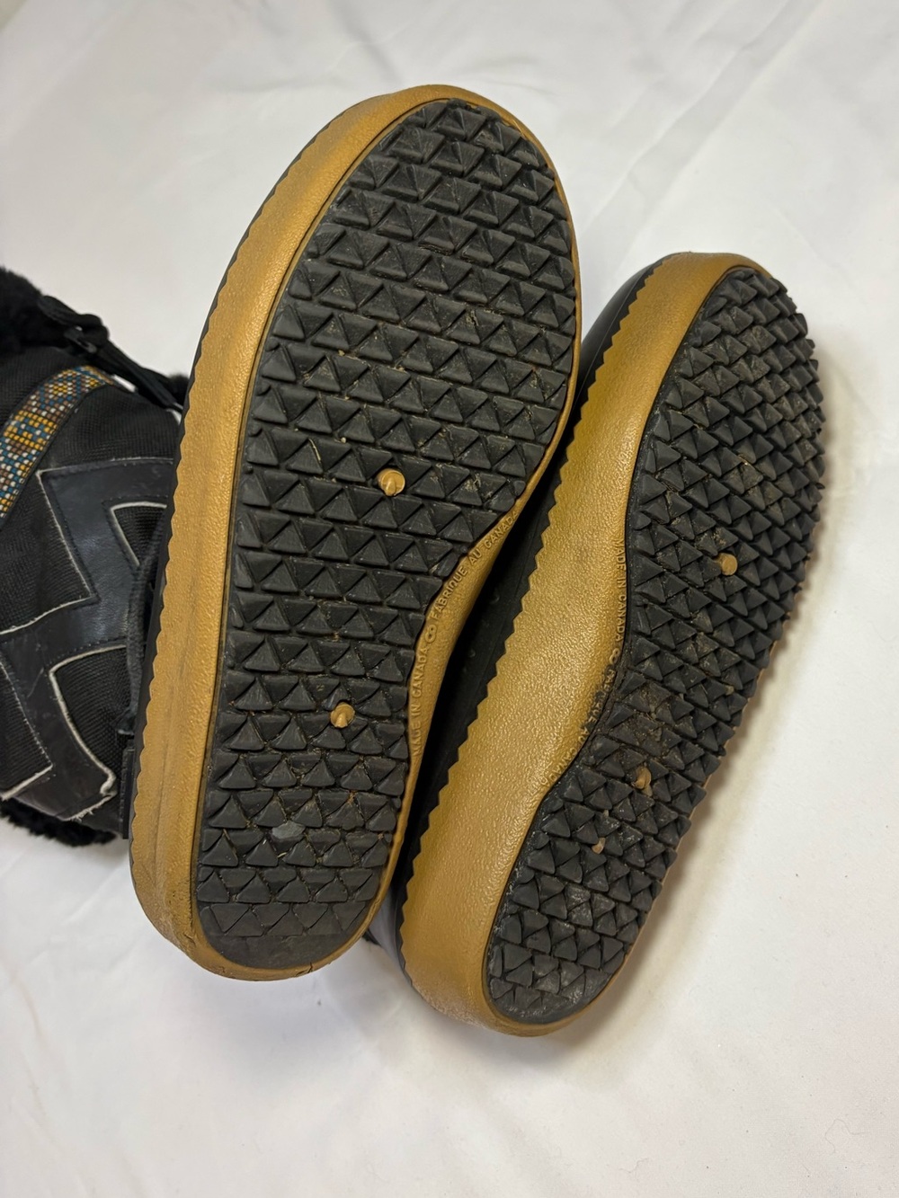 Vintage Baffin Insulated Winter Snow Boots Retro Polar Aztec Women’s 8 Canadian - Picture 7 of 10